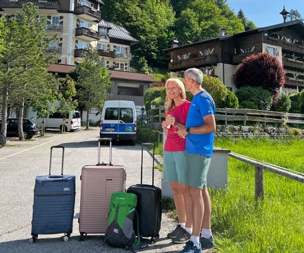 Suitcase drop-off at Hotel Fuschl