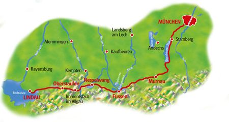 Map Munich - Lake Constanze