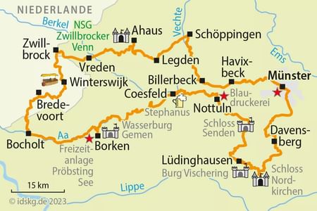 hoogtepunten-muensterland-kaart