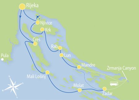 kroatie-noord-dalmatie-rijeka-map-multi-actief