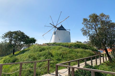 Windmill along the hike at the Historical Way
