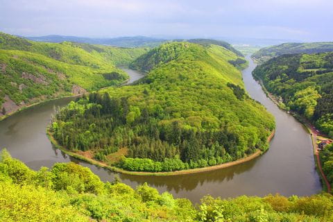 Saar-lus-rivier-Moezel-Duitsland