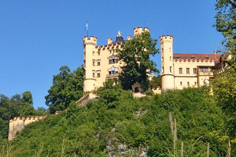 Castle Hohenschwangau at the Lechweg