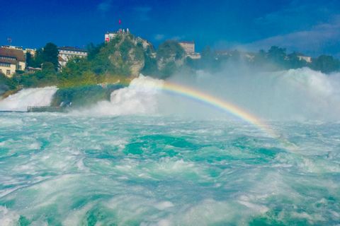Rainbow rhine falls 