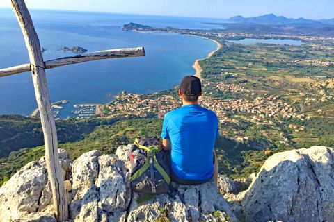 Scenic coastal view in Sardinia