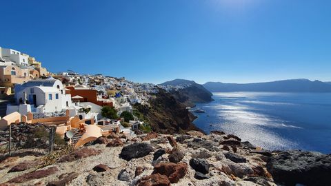 Santorini-Griekenland-kliffen-uitzicht