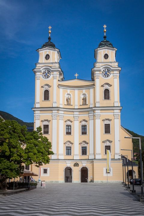 Basilika Mondsee, Salzburgerland, Oostenrijk