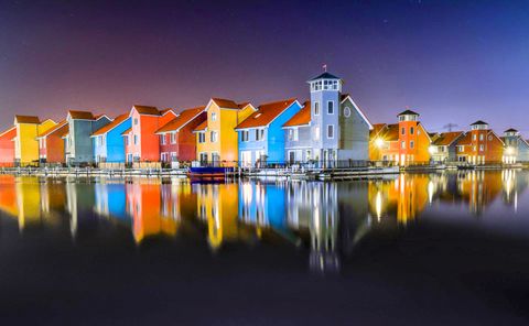 Groningen-reitdiep-vissershuizen-nederland