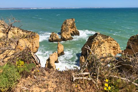 Beautiful view over the Algarve coastline