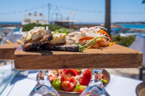 Santorini-Griekenland-Griekse-Lunch-Diner-Eten
