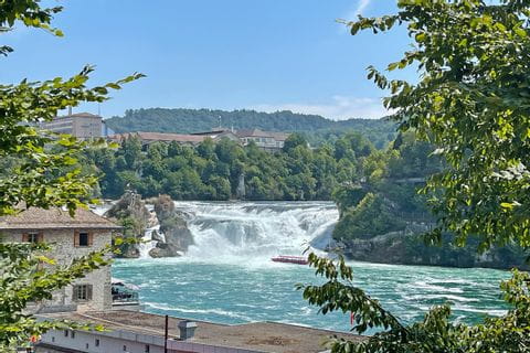 View of the Rhine Falls