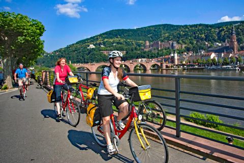 Cyclists in Heidelberg