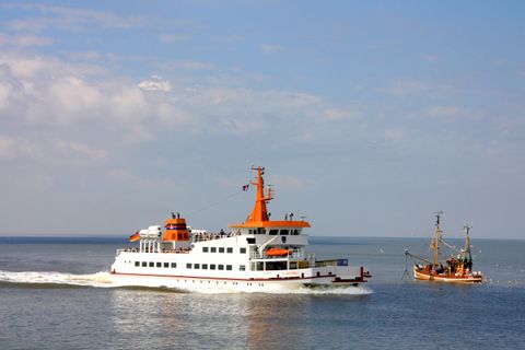 Langeoog-Ostfriesland-Duitsland-Ferry-boot