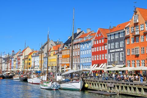 Old harbour in Copenhagen