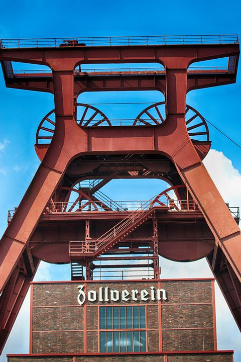 Bochum, Zeche Zollverein mijn, Ruhr, Duitsland (3)
