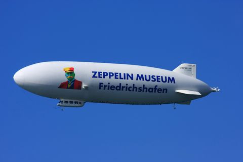 Zeppelin museum, Friedrichshafen, Bodensee, Duitsland