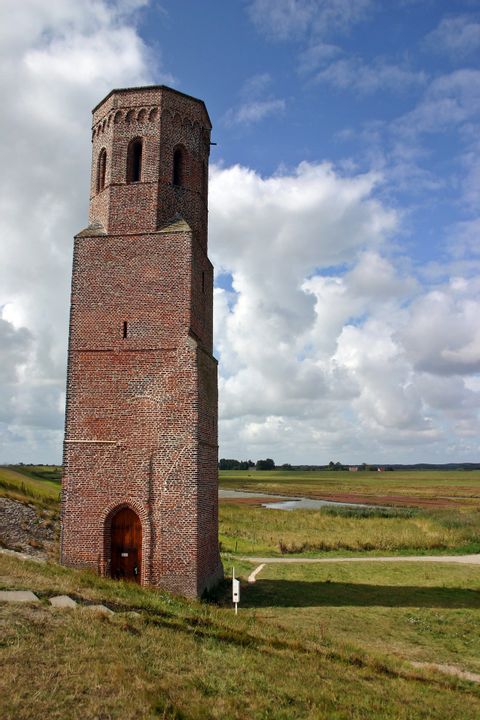 Plompe Toren, Burgh Haamstede, Zeeland, Nederland