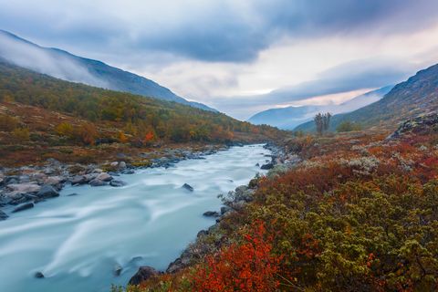 Jotunheimen-NP-rivier-Noorwegen