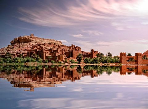 Marokko-Ouarzazate-Ait-Ben-Haddou-Atlas-Gebergte