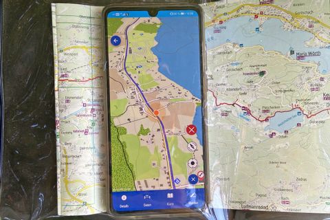 Travel map and Eurbike app