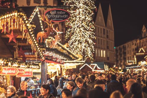 Kerstmarkt, Duitsland, winter, kerst