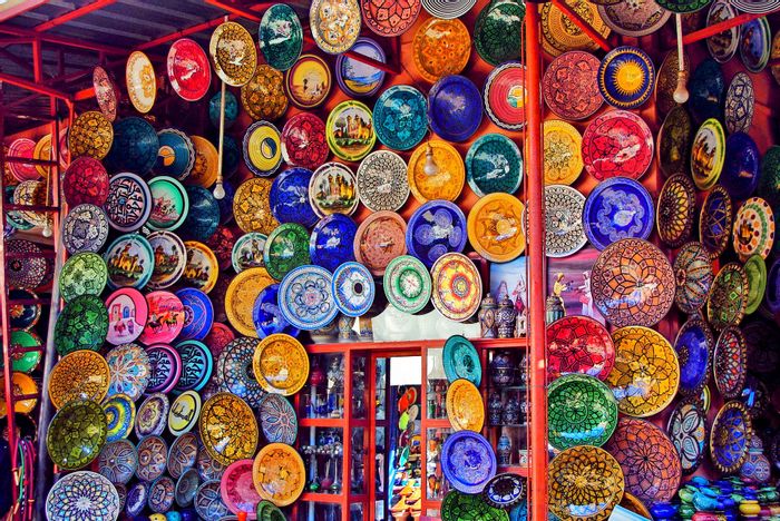Marokko-Marrakech-Markt-Souk-Djeema-el-Fna-Medina