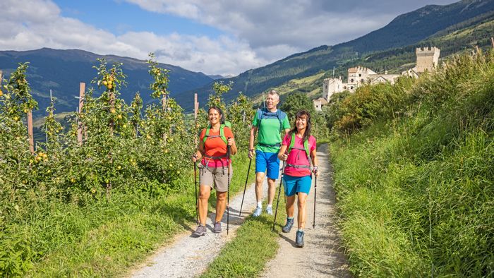 Hiking in autumnal South Tyrol